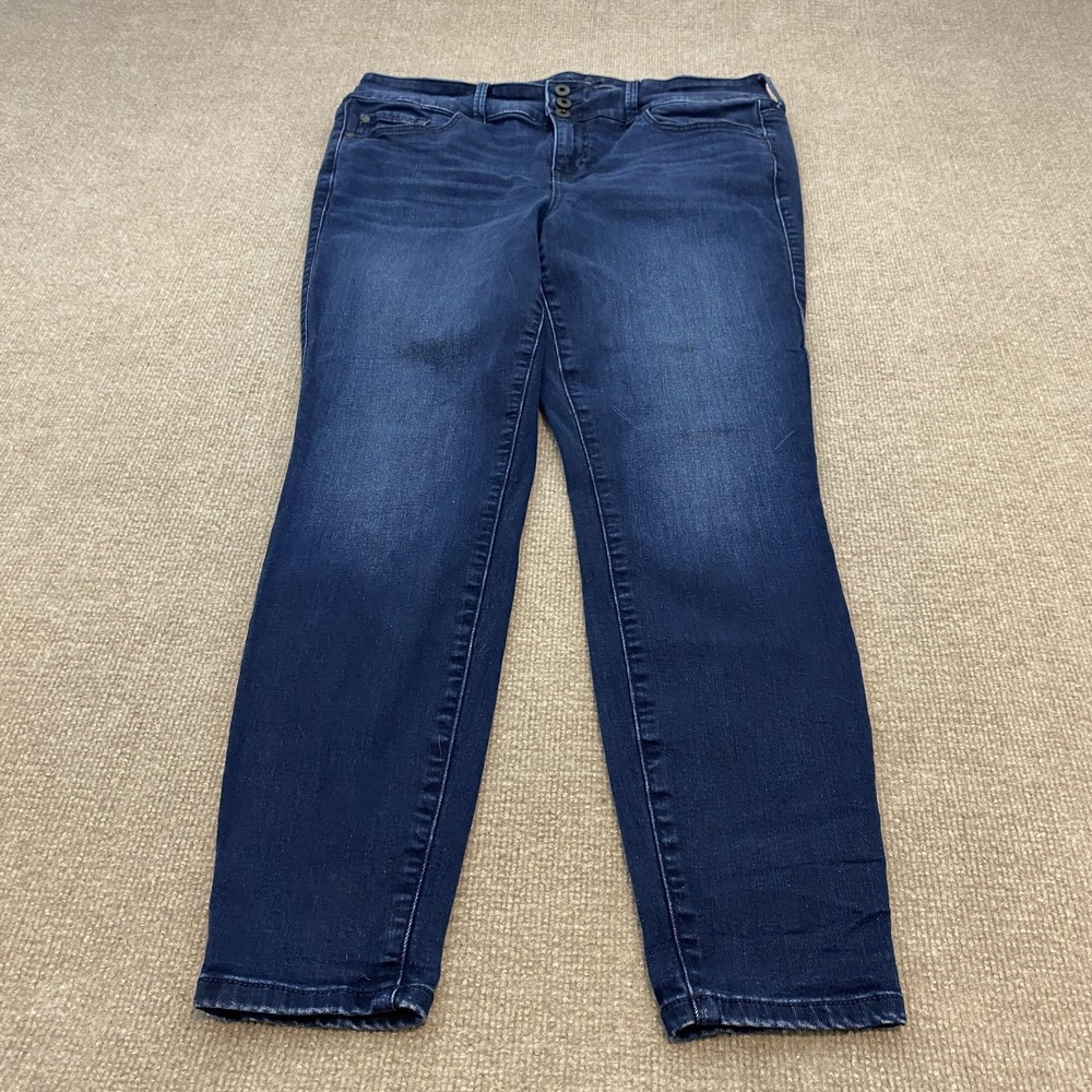 Torrid Super Soft Jegging Jeans Womens 16R Blue Dark Wash High Rise Stretch